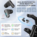 LIGE New TWS 2 in 1 Headset Smart Watch 1.85"Bluetooth Call Earphone Smartwatch Men Heart Rate Health Monitor Music Watches 2026. 