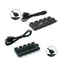Motherboard RGB SYNC Splitter, 12V 4Pin RGB / 5V 3Pin ARGB SYNC HUB Transfer Extension Cable For M/B  GIGABYTE MSI. 
