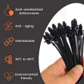 Auto Nylon Wire Harness Fixing Cable Tie Push Mount Zip Strap Self Locking Car Clip Retainer Fastener Universal Routing Tool. 