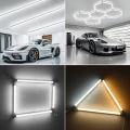 50cm T5 LED Tube Light AC85-265V, 2835 SMD Eye Protection No Flicker, Replace Fluorescent Light for Home, Office, Shop, Hotel. 