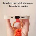 Universal Adjustable Mobile Phone Self-locking Anti-loss Lanyard for iPhone  Case Short Wrist Strap Cell Phone Strap. 