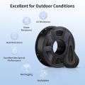 Filajoy3d Tpu 95a Professional 3D Printing Filament, 1.75mm 250g Strong Elasticity, Abrasion Resistance,black.