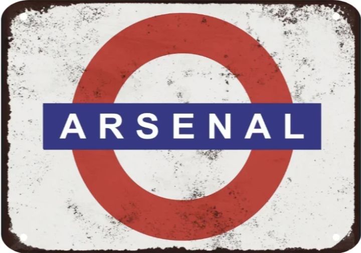 Arsenal Underground Metal Sign Plaque | Daraz.com.np