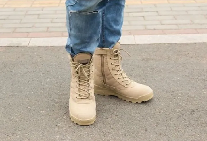 Tactical%20Boots%20Combat%20Swat%20and%20Tactical%20Shoes%20Camel%20/%20Khaki%20Long%20Shoes,%20Swat%20Original%20Hiking,%20army%20long%20Duty%20Boot%20-%20Image%203