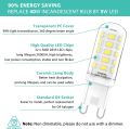 Cxyemt G9 LED Bulbs 3 W Replaces 28 W 33 W 40 W Halogen Bulbs, 6000 K Cool White G9 LED Energy Saving Light Bulb, AC 220-240 V, Not Dimmable, No Flickering Bulb, Pack of 5. 