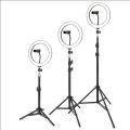 2.1 m tripod stand adjustable height low live light stand thermometer adjustable height up to selfie tripod easy to use. 