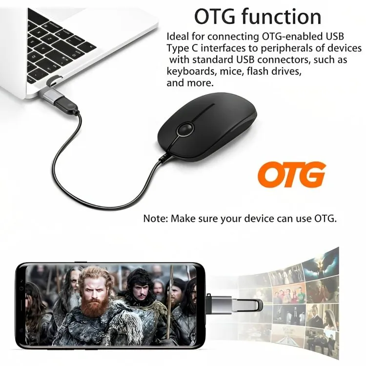 Type C OTG Adapter Aluminum Frame Premium Quality