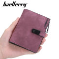 Baellerry Women Wallets Short Magnetic Buckle Top Quality Card Holder Female Purse Zipper Wallet For Women. 