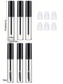 6Pcs+6 Accessories 10ml Empty Mascara Tubes, Eyeliner Tubes Set with 3 Empty Mascara Bottles, 3 Empty Eyeliner Bottles 6 Funnels. 