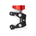 Super Clamp with 360° Mini Ball Head Quick Release Clamp Bracket Tripod Mount 1/4 Screw Clip for DSLR Camera  13 12 11. 