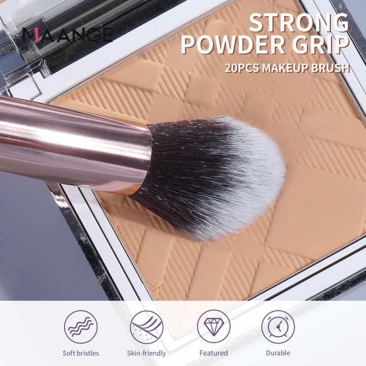 Maange%2020pcs%20Makeup%20Brushes%20Set%20Cosmetic%20Foundation%20Powder%20Blush%20Eye%20Shadow%20Lip%20Make%20Up%20Brush%20Blending%20Tools%20For%20Women%20Beginner%20-%20Image%204