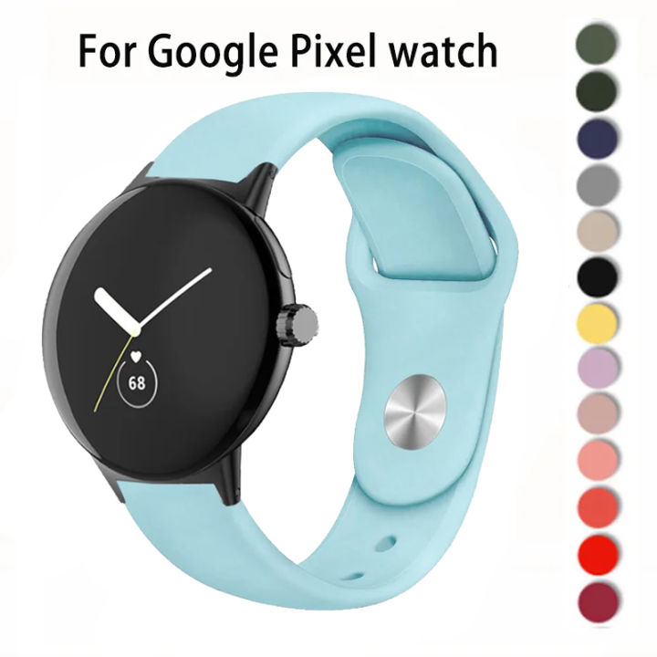 Silicone Strap For Google Pixel Watch 2 Smartwatch Accessories Wrist Sport Bracelet Correa For Google Pixel Watch Sport Band