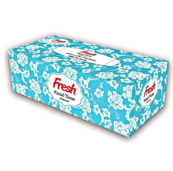 Fresh facial perfume tissue box