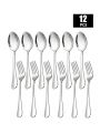 2/8/12/24pcs Stainless steel fork and spoon set, suitable for home kitchen, restaurant, wedding, party, kitchen, Christmas .