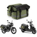 Motorcycle Saddlebag Luggage Bags Waterproof Canvas Stroage Bag For Honda shadow For Suzuki dr 650.