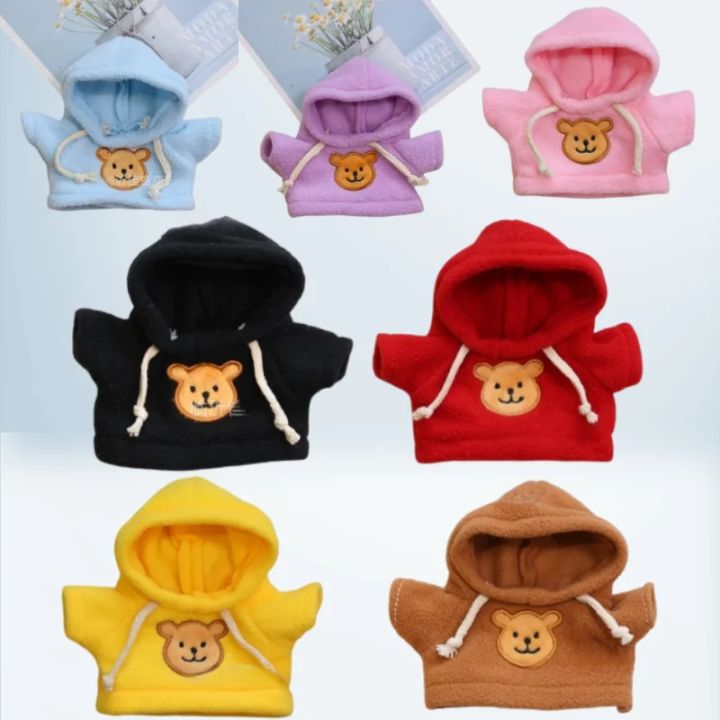Labubu Doll Clothes Hoodie Labubu Idol V1 V2 Dolls Clothing Accessories 15/17cm Plush Doll Universal