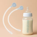 2PCS Children Bottle Straw Liquid Silicone Feeding Sippy Drink Cup Accessory For Baby.