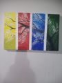 Wall decoration items | Wall decor | Wall paintings | Home decoration items | Wall painting Original hand painted "Four Seasons" textured  wall art on canvas. 