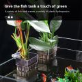 Aquarium Plant Basket Transparent Fish Tank Hanging Decorations Pot Aquatic Plants Holder Aquatic Plant Cup Fish Tank Planter. 