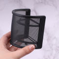 1pc Universal Microphone Pop Filter Condenser Microphone PC Studio Recording Metal Windscreen. 