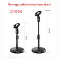 1/2/5pcs Microphone Retractable Desktop Stand Desktop Disc Microphone Stand Live Streaming Desktop Stand Microphone Clip. 