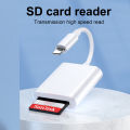 Lightning to SD Card Camera Reader for iPhone Andriod,SD Memory Card Reader Adapter Compatible with iPhone Plug and Play. 