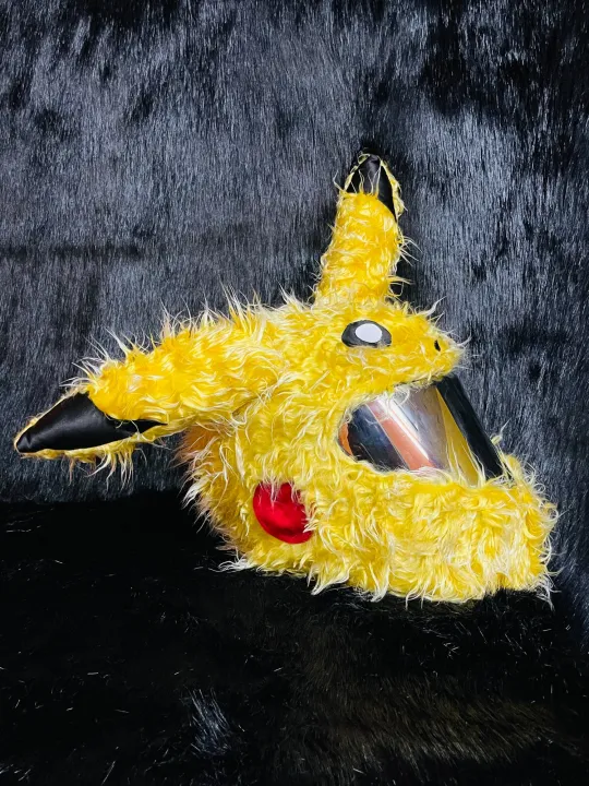 Motorcycle%20Helmet%20Cover%20(Pikachu)%20-%20Image%202