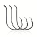 160pcs Stainless Steel Circle Hook Set, 2x Strong Offset Octopus Hooks for Sport Fishing - Corrosion-Resistant, Piercing Point D.