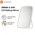 Xiaomi Mijia LED Makeup Mirror with Light Touch Switch Control Natural Portable Makeup Led Light Dormitory Desktop Mirror - Mirror. 