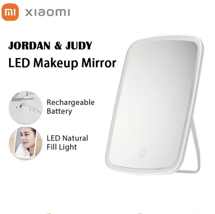Xiaomi%20Mijia%20LED%20Makeup%20Mirror%20with%20Light%20Touch%20Switch%20Control%20Natural%20Portable%20Makeup%20Led%20Light%20Dormitory%20Desktop%20Mirror%20-%20Mirror%20-%20Image%202
