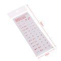 PVC Wear-resistant Korean Keyboard Stickers For Laptop/PC/Desktop Transparent Computer Korean Letter Keypad Stickers Label. 