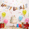 Bear Happy Birthday Banner Cute Bear Paper Birthday Bunting Banner Hanging Garland for Kids Baby shower 1st First Birthday Decor. 