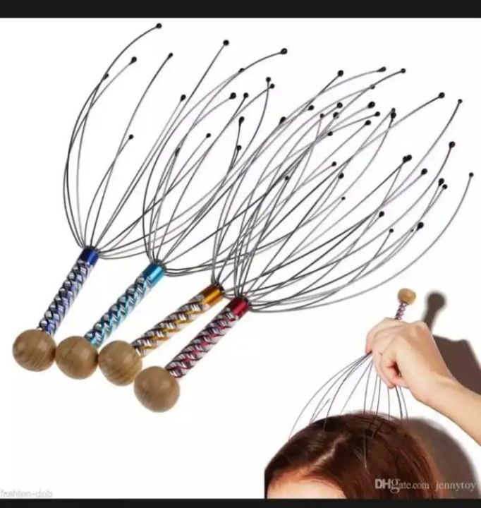 Massager - Head Massager - Relaxing Head Scalp Massage Octopus Manual Massager