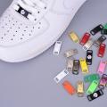 1Pair AF1 Diamond Shoe Charms Fashion Laces Buckle Quality Metal Shoelaces Decorations Chapa Air Force One Shoes Accessories.