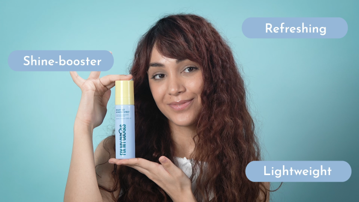 Fix My Curls Ready Set Refresh Spray | For Wavy, Curly, Low-Density, Fine Hair | Silicone Free & Alcohol Free | Hydration Hair Spray with Aloe Vera | Anti Frizz Curly Hair Detangling Spray | 100ml