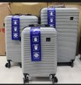 Hand Cary trolley bags Luggage Sets 3 Piece AnyZip PC ABS Hardside Lightweight Suitcase with 4 Universal Wheels TSA Lock Carry On 20 24 28 Inch Dark Blue. 