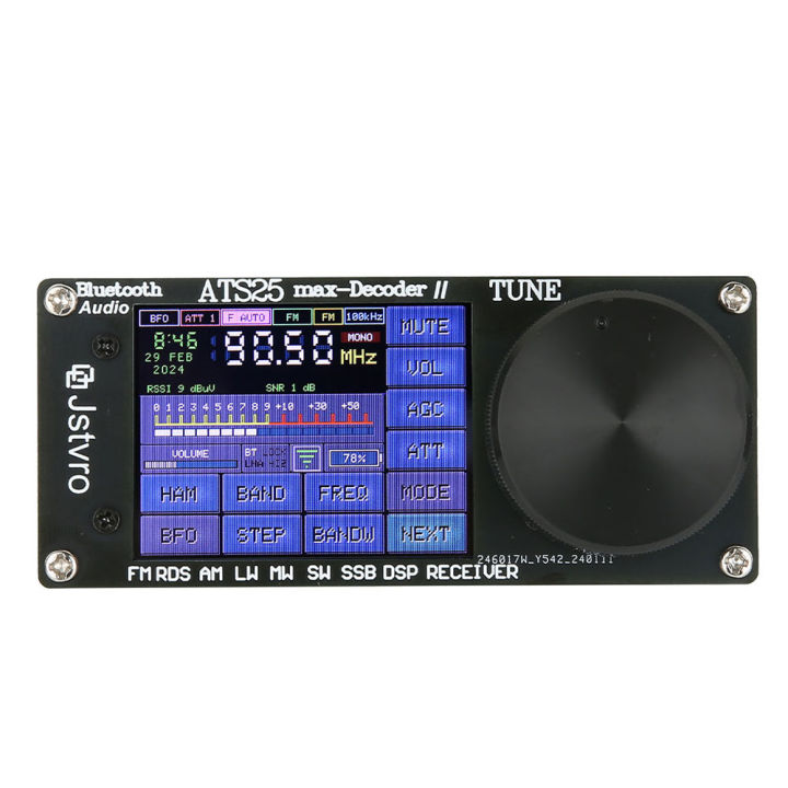 ATS25%20Max%20Decoder%20II%20Bluetooth%20Version%20Second%20Generation%20Full%20Radio%20Receiver%20FM%20SW%20SSB%20MW%20LW%20Receiver%202.4-inch%20Touch%20Screen%20-%20Image%204