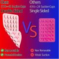 Silicone Suction Pad Phone Holder Self-Adhesive Rubber Mat 8x5.5cm. 