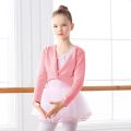 Dance Sweater For Girls Ballet Sweater Wrap Ballet Crop Tops Teen Gymnastic Leotard Sweater Long Sleeve Pullover.