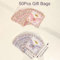 50pcs Butterfly Party Gift Bags Candy Biscuit Packing Bag Butterfly Treat Bag For Kids Girl Birthday Supplies Horse Party Decor. 