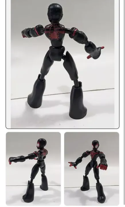 Spider-Man%20Marvel%20Bend%20and%20Flex%20Miles%20Morales%20Action%20Figure%20Toy%206"%20Flexible%20-%20Image%202