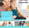 Writing Tablet Pencil Case for Kids – 2 in 1 LCD Digital Slate for Kids, E-Note Pad, Pencil Box for Kids, Doodle Writing Board for School Going Kids, Educational Toys for Kids. 