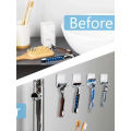 2pcs Razor Holder Stainless Steel Men Shaving Shaver Razor Stand Shelf Shaving Razor Storage Rack Bathroom Hook Organizer. 