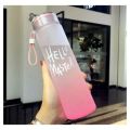 Hello master water Bottle for 500ml water in plastic. 