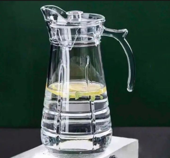 Deli soga glassware Crystal China Glass Water Jug 1.7 Ltr