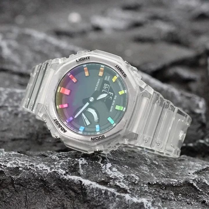 Casioak%20Rainbow%20Tempered%20Glass%20Screen%20Protector%20For%20G%20shock%20GA2100%20Watch%20Protective%20Film%20GA2110%20GA110%20GA100%20Watch%20Anti-Scratch%20-%20Image%204