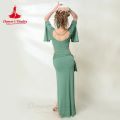 Belly Dance Costume Suit for Women Half Sleeve Costume Robe Adult Saibi Shaabi Baladi Practice Clothes Belly Dancing Wear Outfit.