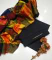 Winter Collection - Multani Khaadi Acrylic Shirt & Trouser With Soosi Shawl. 