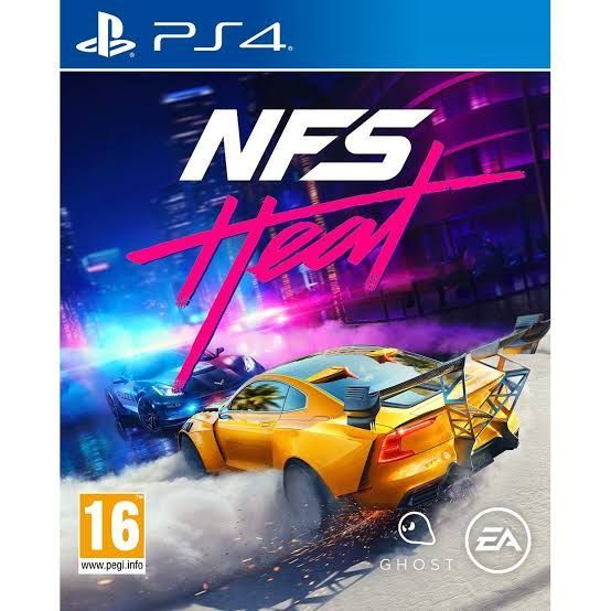Need For Speed PS4 PlayStation 4 Standard Edition Nfs heat Used dvd disk game