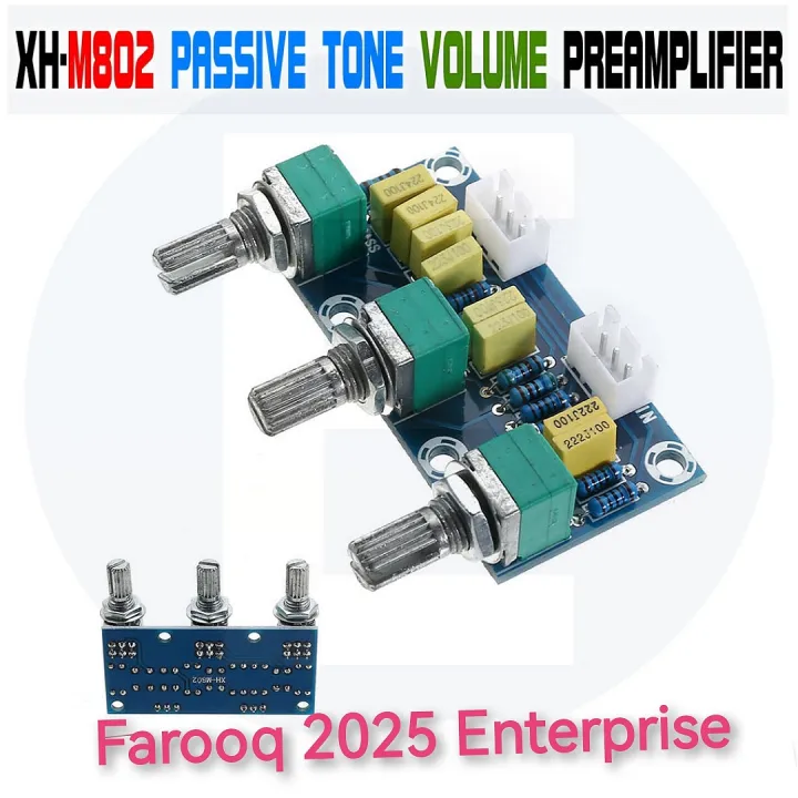 XH-M802%20Passive%20Tone%20Volume%20Bass%20Treble%20Control%20Board%20Preamplifier%20Module%20-%20Image%206